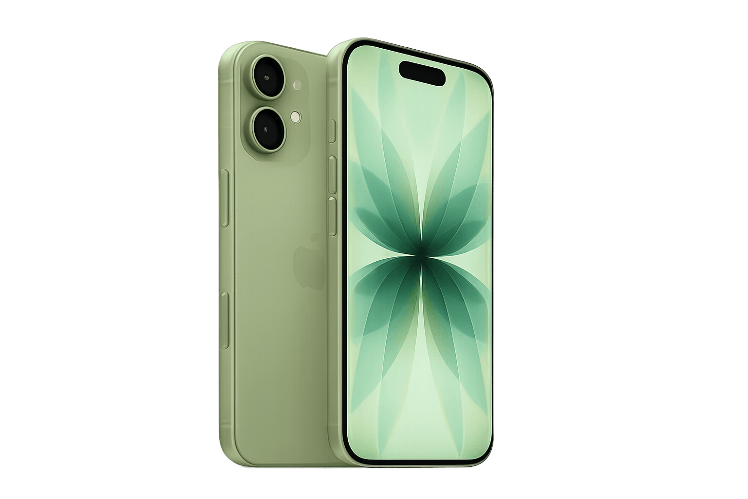 Green iPhone product shot